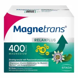 Magnetrans Relax + 400 mg granulātu nūjiņas melleņu, 50 gab