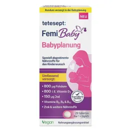 Tetesept Femi Baby baby plānošanas apvalkotās tabletes, 28 gab