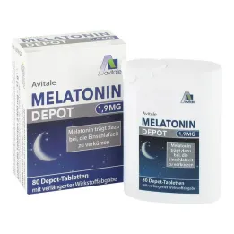 Melatonīna 1,9 mg depo tabletes, 80 gab