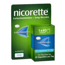 Nicorette freshmint 2 mg presētas pastilas, 40 gab