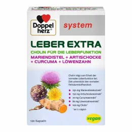 Doppelherz Liver Extra sistēmas kapsulas, 120 gab