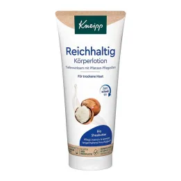 Kneipa bagātīgais ķermeņa losjons organiskais šī sviests, 200 ml