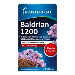 Klosterfrau baldriāns 1200 tabletes, 30 gab