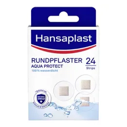 Hansaplast Aqua Protect apaļais apmetums, 24 gab