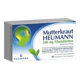 Feverfew Heumann 200 mg apvalkotās tabletes, 90 gab