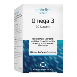 Sanhelios Omega-3 kapsulas 1000, 90 gab