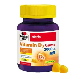 Doppelherz D3 vitamīns 2000 I.E. Smaganas, 40 gab