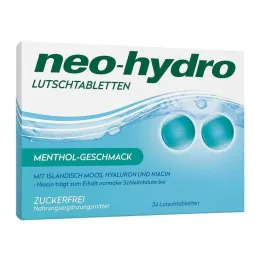 Neo-Hydro pastiles bez mentola cukura, 24 gab