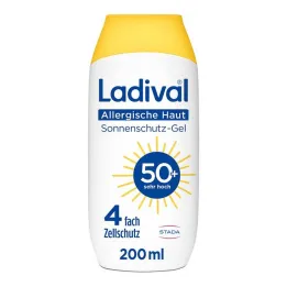 Ladival alerģiskas ādas saules aizsarggēls LSF 50 + , 200 ml
