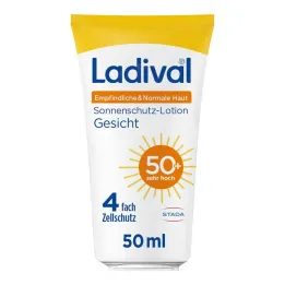 Ladival jutīgas ādas losjons sejai LSF 50 + , 50 ml