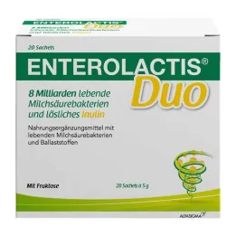 Enterolactis Duo pulvera paciņas, 20x5 g