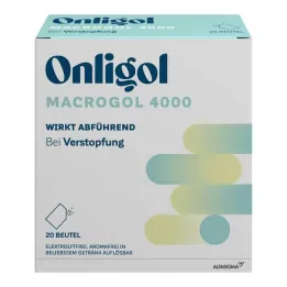 Onligol Macrogol 4000 pulveris šķīduma paciņas pagatavošanai, 20X10 g