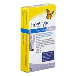 Freestyle Precision ß-asins ketonu testa strēmeles, 10 gab