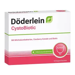 Döderlein Cystobiotic pienskābes baktērijas + dzērveņu pulveris, 10x4 g