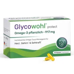 Glycowohl Omega-3 kapsulas 917 mg vegan + DHA + EPA + DPA (60 gab.)