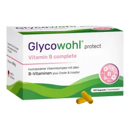 Glycowohl Vitamīns B komplekts + Inositols + Holīns kapsulas, 140 gab
