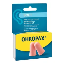 Ohropax mīksto putu ausu aizbāžņi, 10 gab