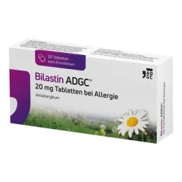 Bilastin ADGC 20 mg tabletes pret alerģijām, 20 gab