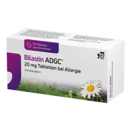Bilastīns ADGC 20 mg tabletes pret alerģijām, 50 gab