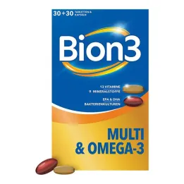 BION3 Multi + Omega-3 kombinācijas iepakojums, 2x30 gab
