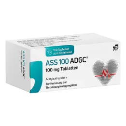 ASS 100 ADGC 100 mg tabletes, 100 gab