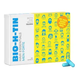 Bio-H-Tin Hair Essentials Men Forte kapsulas, 30 gab