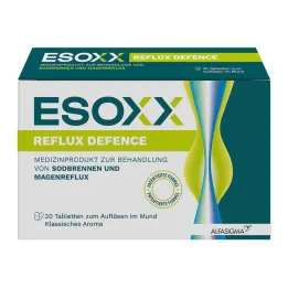 ESOXX Košļājamās tabletes pret refluksu, 20 gab