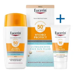 Eucerin Sun Fluid Hydro Protect sejas apgaismojums LSF 50+ , 50 ml