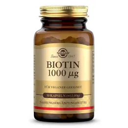 Solgar Biotin 1000 µg kapsulas (50 gab.)