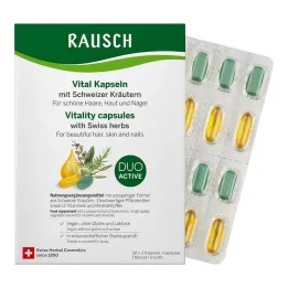 Rausch Vital kapsulas ar Šveices garšaugiem, 30x2 gab