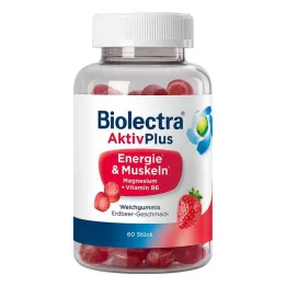 Biolectra Aktivplus Energy &amp; Muscles Gumijas Earthb., 60 gab