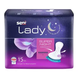 Seni Lady nesaturēšanas paliktnis super nakts, 15 gab