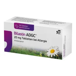 Bilastin ADGC 20 mg tabletes pret alerģijām, 100 gab