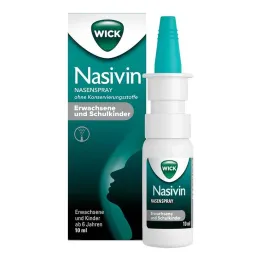 WICK Nasivin deguna aerosols OK pieaugušajiem / Schulkin.0,5 mg / ml, 10 ml