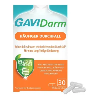 Gavidarm biežas caurejas kapsulas, 30 gab