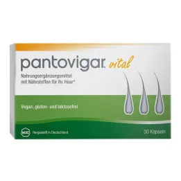 Pantovigar vital kapsulas ar uzturvielām matiem, 30 gab