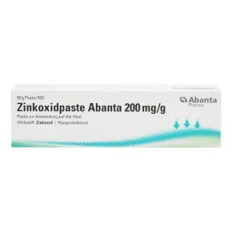 Cinka oksīda pasta Abanta 200 mg/g Pasta lietošanai uz ādas, 50 g