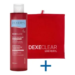 Dexeryl Dexeclear putojošs attīrošs gēls netīrai ādai, 200 ml