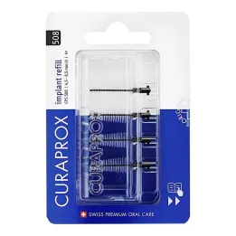 CURAPROX CPS 508 Starpzobu implants 1,7–8,5 mm, 4 gab