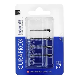 Curaprox Cps 508 starpzobu birstes implants 1,7 - 8,5 mm, 4 gab