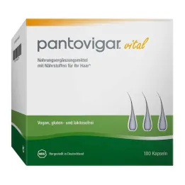 Pantovigar vital kapsulas ar uzturvielām matiem, 180 gab