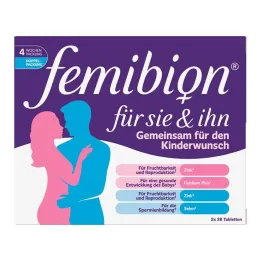 Femibion viņai &amp; viņam tabletes, 2x28 gab