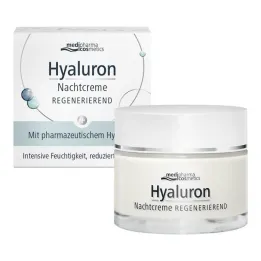 Hialurona nakts krēms atjaunojošs, 50 ml