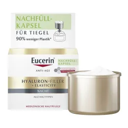 Eucerin Anti-Age hialurona pildviela + elastības nakts krēms, 50 ml