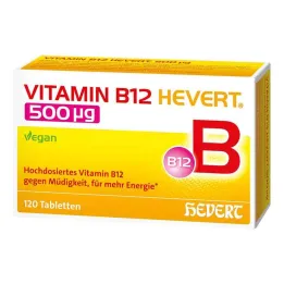 Vitamīns B12 Hevert 500 µg tabletes, 120 gab