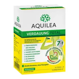 Aquilea Digestion Total Powder for Oral Sticks, 12 gab