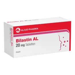 Bilastīns AL 20 mg tabletes, 50 gab