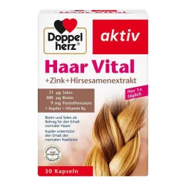 Doppelherz Hair Vital + Cinks + Prosa kapsulas, 30 gab