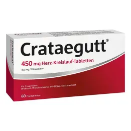 Crataegutt 450 mg kardiovaskulāras tabletes, 60 gab