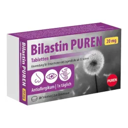 Bilastin Puren 20 mg tabletes, 20 gab